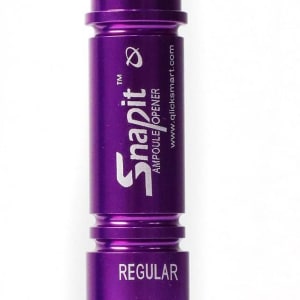 Myco Medical Supplies Snapitâ„¢ Ampule Opener 1 to 2 mL, 5 to 10 mL, 10 to 15 mL, Purple, Regular